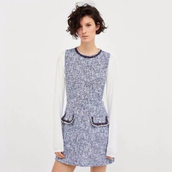 ZARA туид рокля/сукман р-р ХС