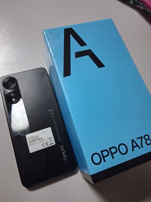 OPPO A78 5G, 128GB, 5000 mah baterie, full box