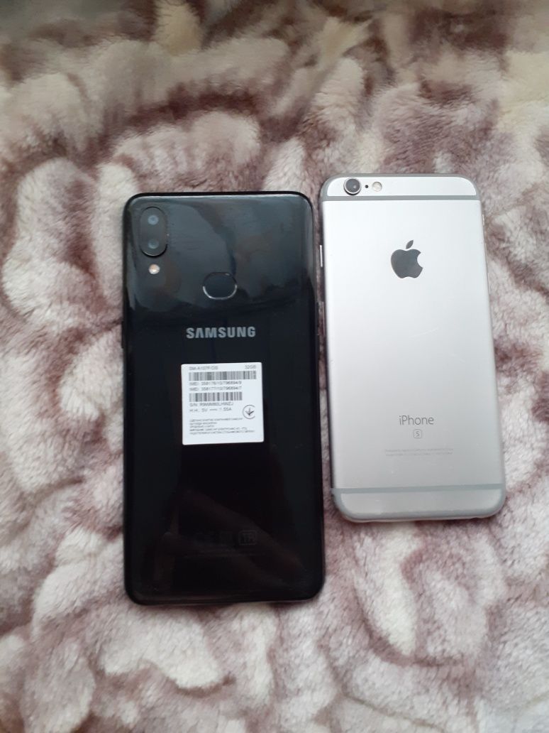 iPhone 6s и Самсунг А10