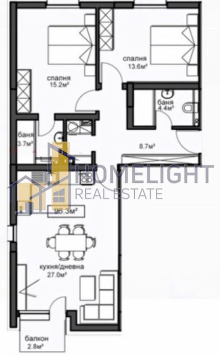 Продава се Тристаен апартамент в София, Красно село - 121 кв.м за 2273 €/кв.м - Снимка #5