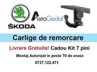 Carlig Remorcare SKODA Octavia II 2004-2013 - Omologat RAR si EU