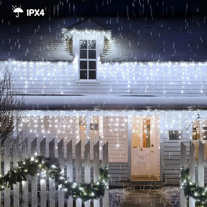 12метра -25 Метра Висящи Коледни Лампи ТИП Завеса
Екстериор/ Интериор