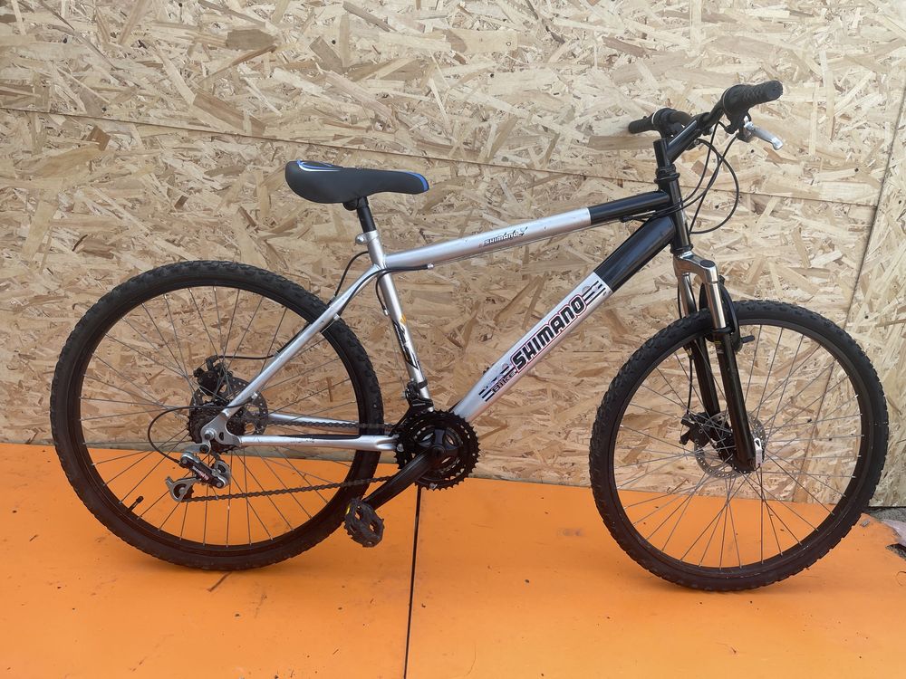 Bicicleta shimano frane pe disc roti 26”