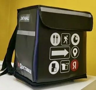 Термосумка рюкзак Яндекс с номером.