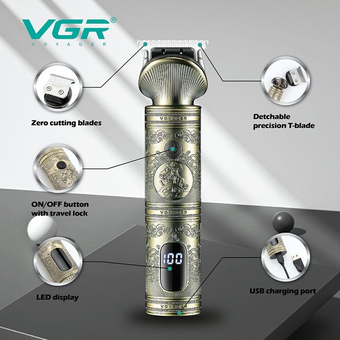 БЕПУЛ Доставка,АКЦИЯ Оригинал VGR V962 триммер, соч соқол учун мошинка