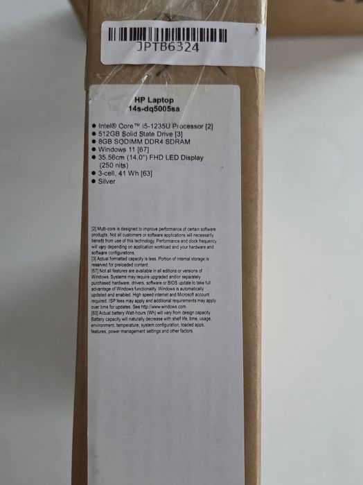 HP лаптоп 14s-dq5005sa