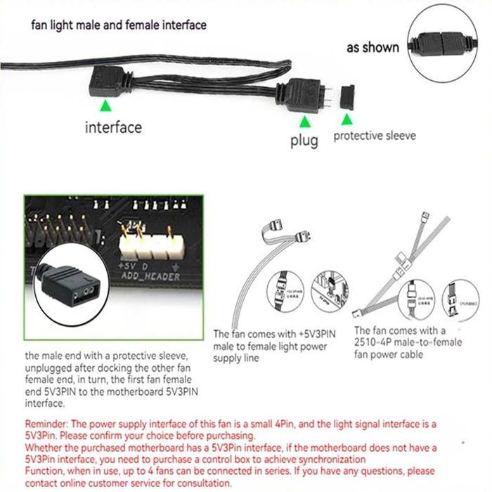 Set 3 ventilatoare TZMRIT Interstellar V1 120mm RGB ARGB PC Fan