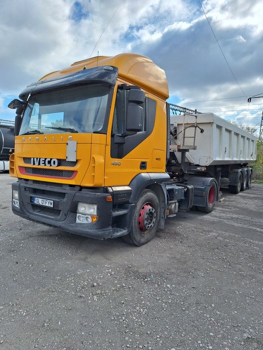 Ansamblu de vanzare,iveco si semiremorca Krone