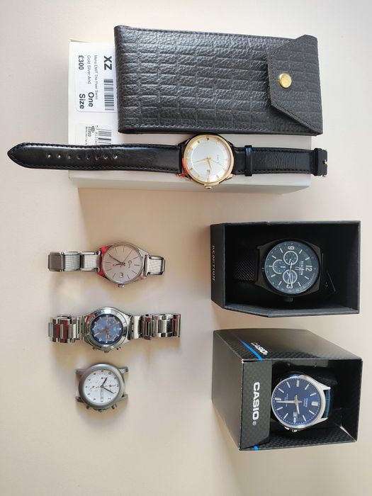 Лот от часовници Swatch Kenneth Cole  Casio  Emit