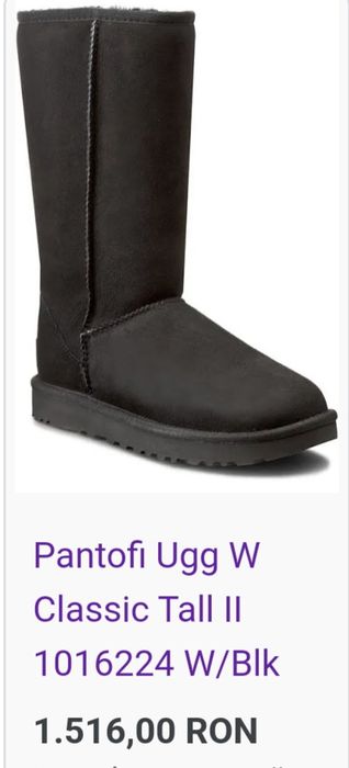 UGG din blană de oaie  Nr40 Int26cm