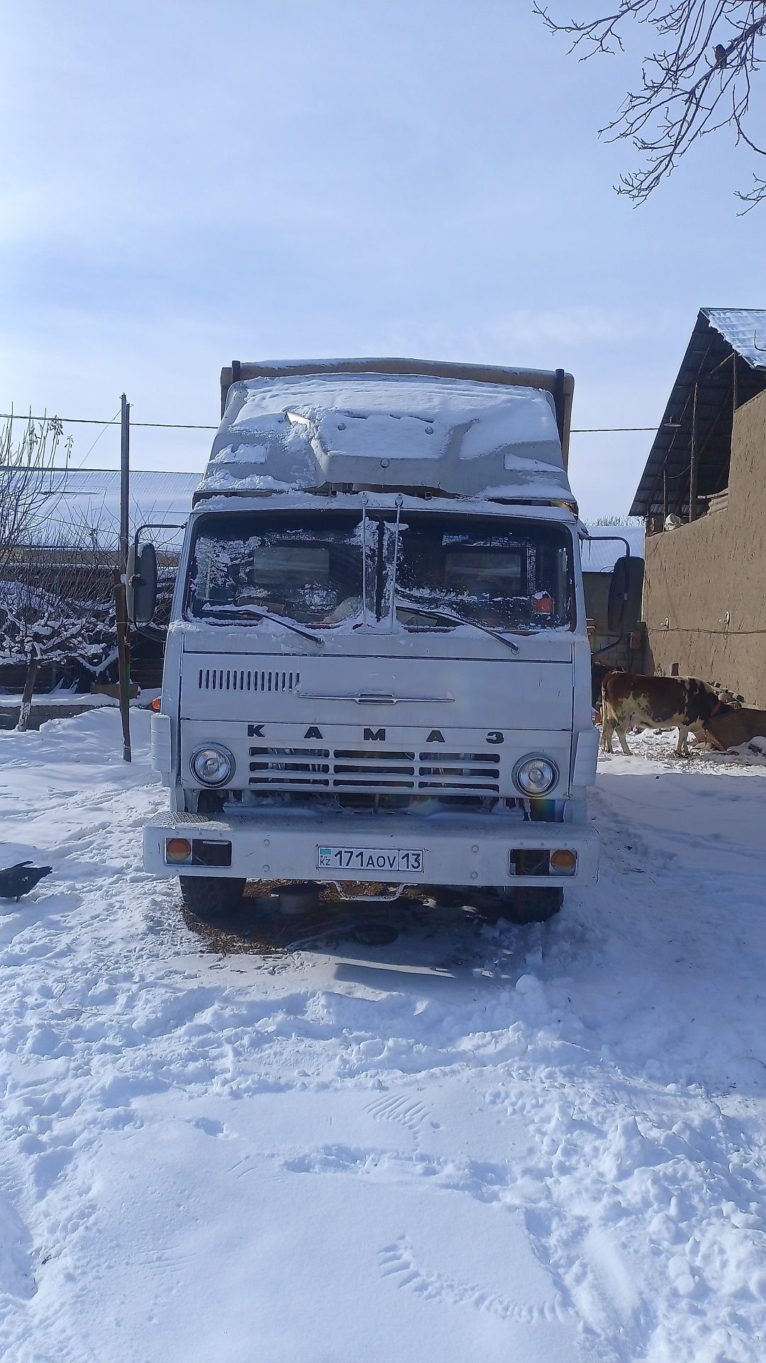 КамАЗ с прицепом турбо