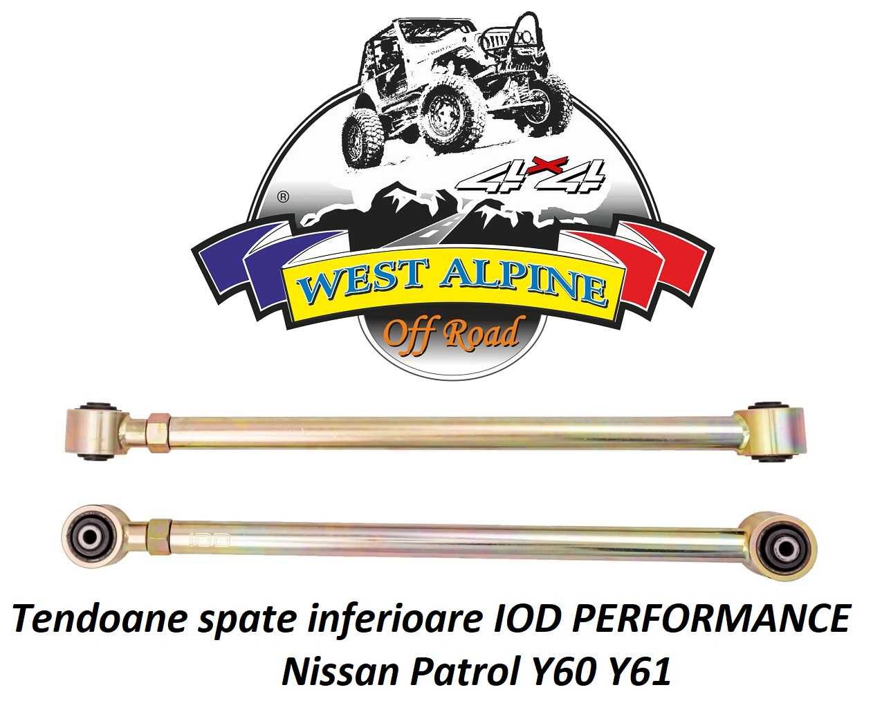 Tendoane inferioare Nissan Patrol Y60/Y61 - Reglabile la un capat IOD