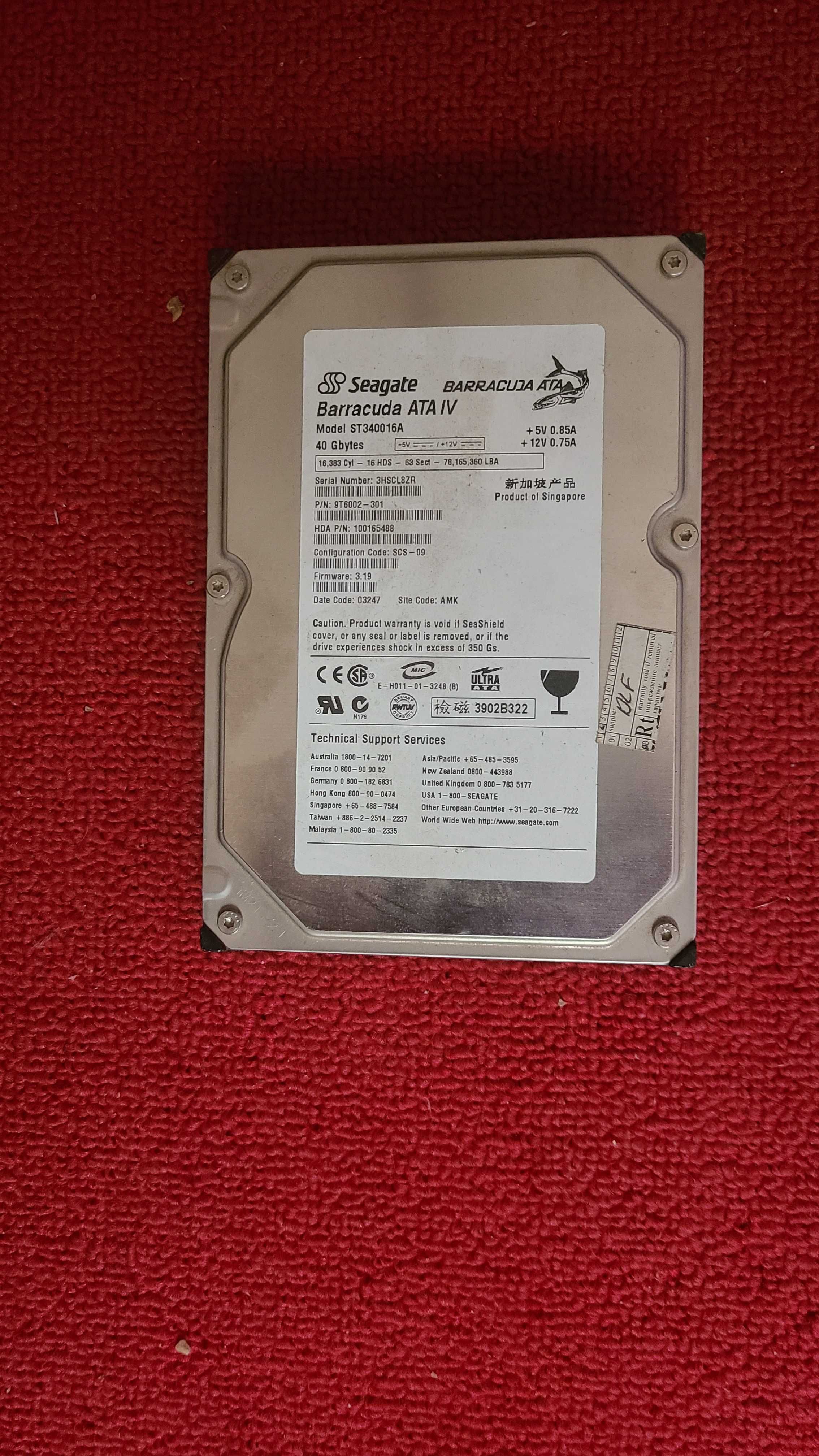 Жесткий диск Seagate 80 Gb Sata