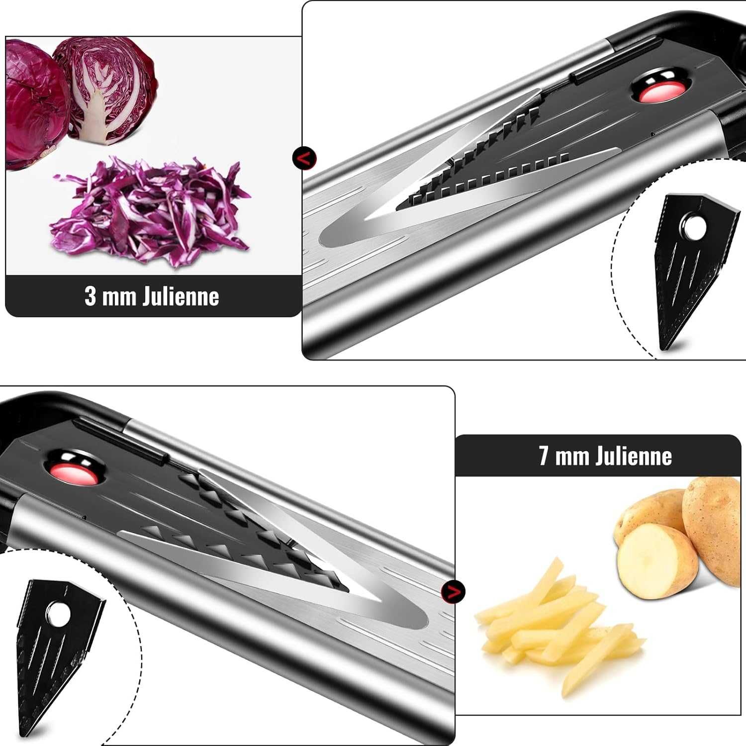 Ръчно ренде за зеленчуци MASTERTOP Mandolin Vegetable Cutter