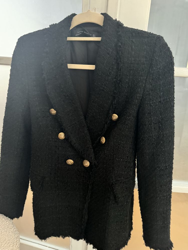 Tweed сако Zara размер S