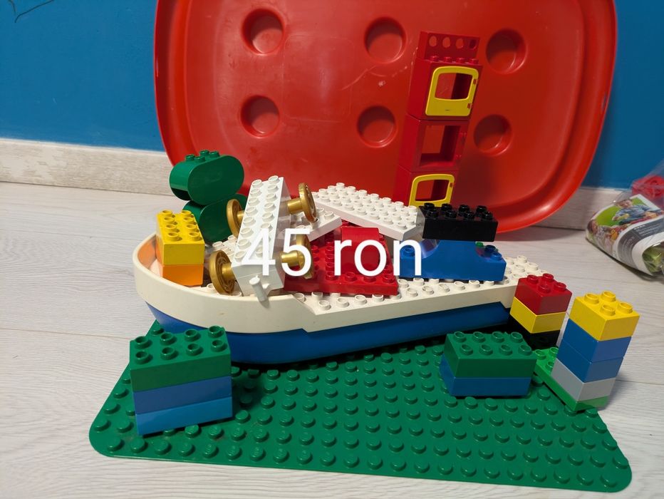 Lego Duplo barca și tren cu sine