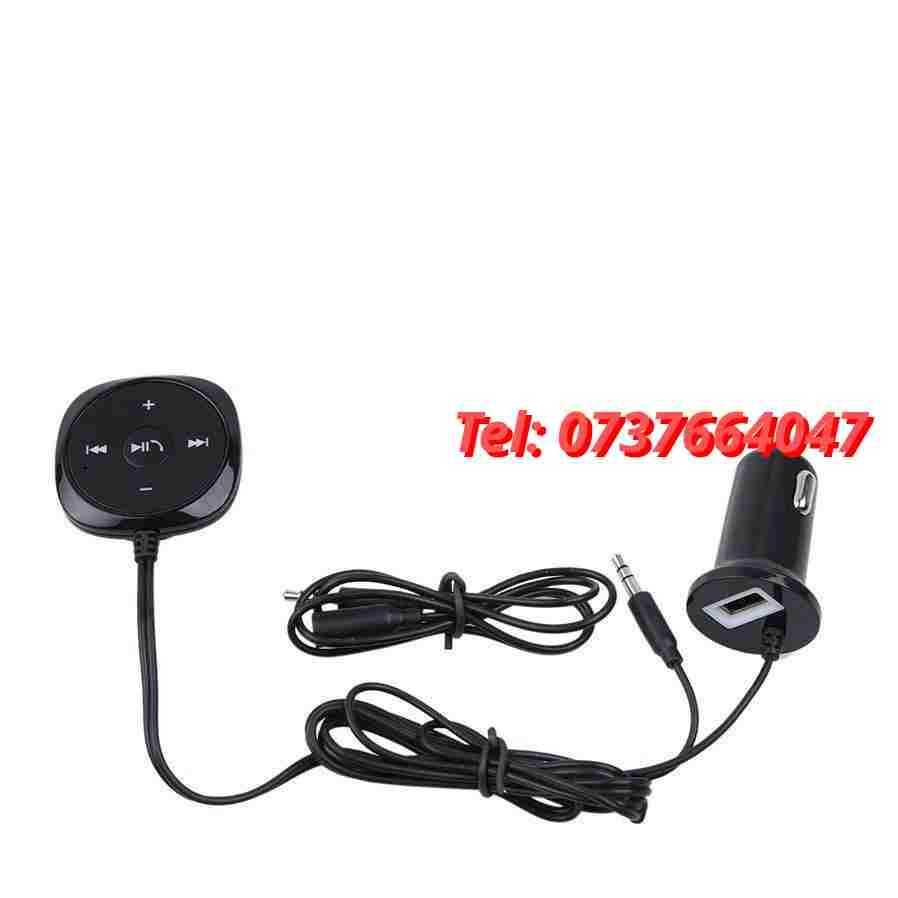 Car Kit Bluetooth Fara Fir Auxiliar Cu Jack Cu Bricheta Si 2 Usb