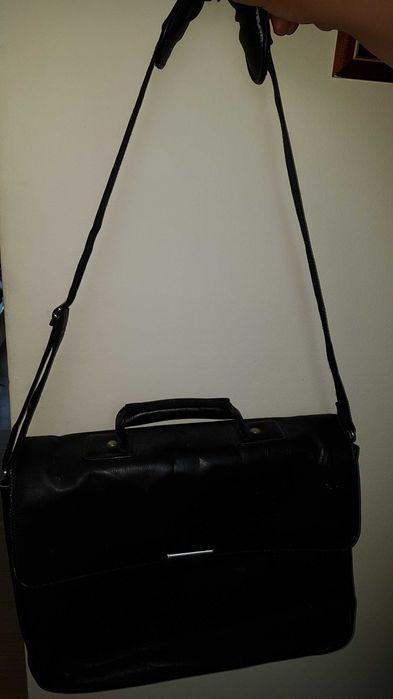 Geanta office laptop piele John Lewis