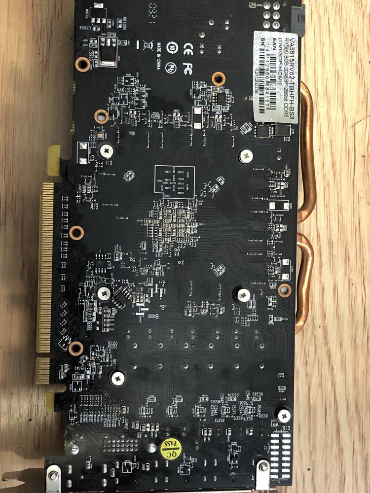 Biostar Rx 580 2048 sp 8 gb ddr5 256 biti