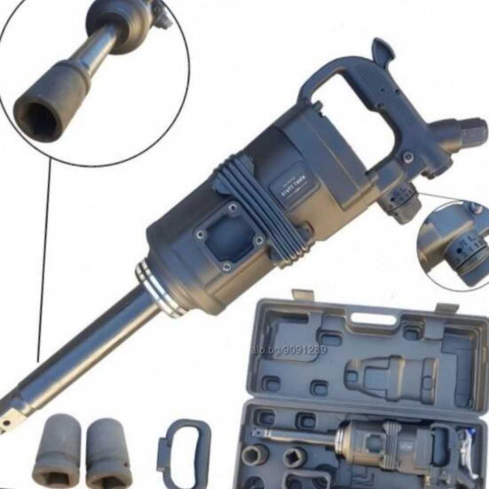 Пневматичен ударен гайковерт с дълъг шпиндел 1″ 3800 Nm StahlMayer