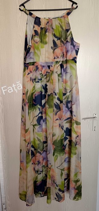 Rochie lungă cu flori