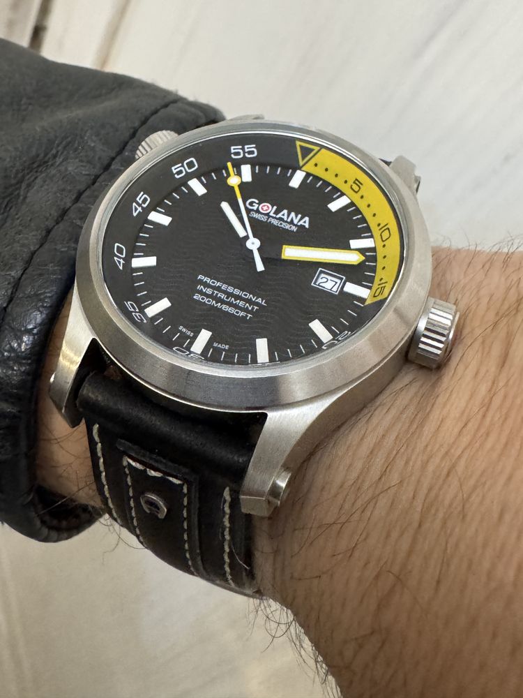 Ceas Golana diver, swiss made, eta.
