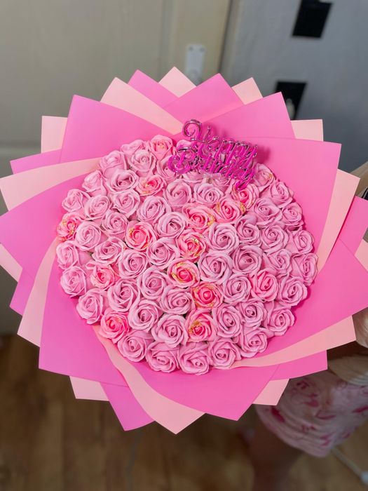 Buchet de flori din sapun