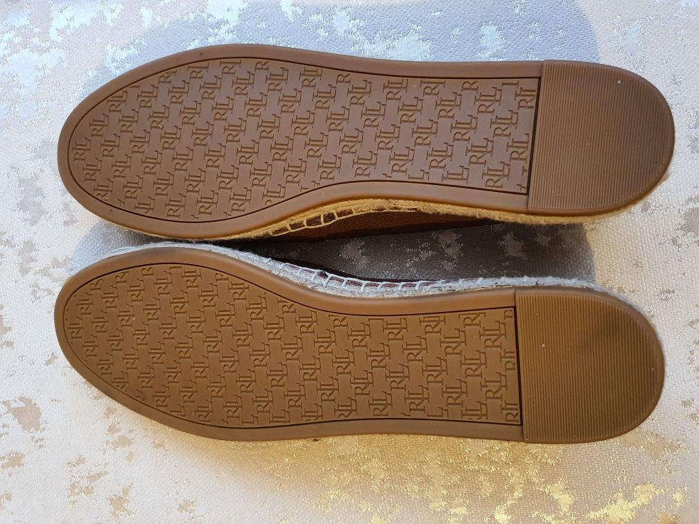 Espadrile de piele Lauren Ralph Laurenoriginal  marimea 40.5