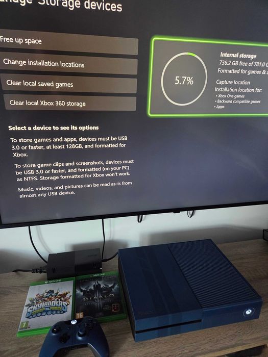 Xbox One 1 tb ediție specială Forza Motorsport plus jocuri