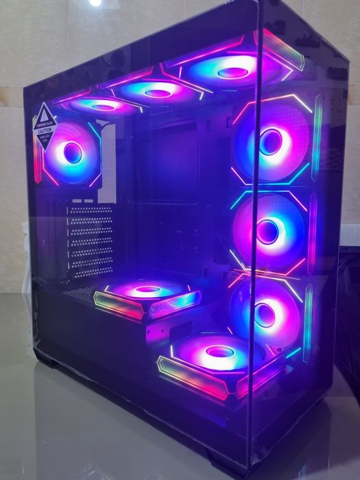 Ventilatoare PC ARGB 120mm PWM 1600rpm Hydro-bearing negre/albe