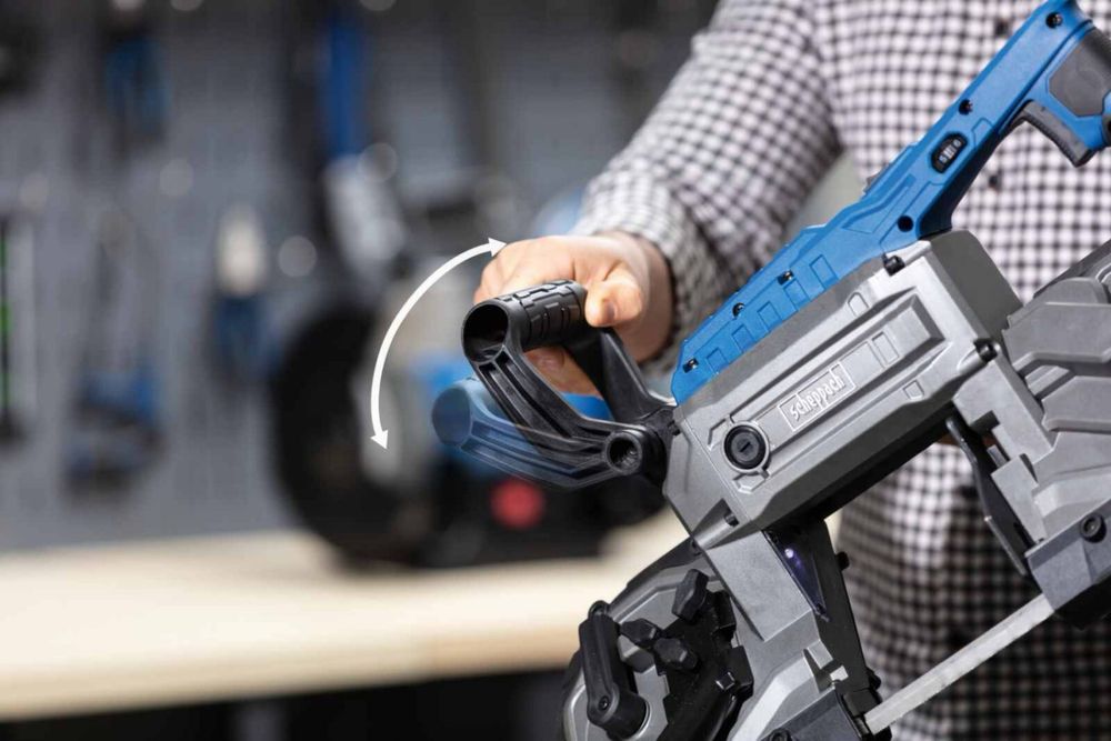 Лентоотрезна машина за метал / Лентова ножовка Scheppach MBS1200xt