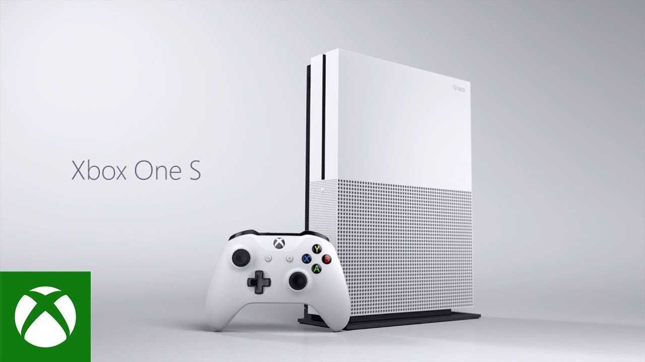 Конзола  Xbox ONE S ,1 TB   ,2 контролера ,2г Гаранция ,Бяла