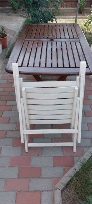 Scaune  pliabile lemn