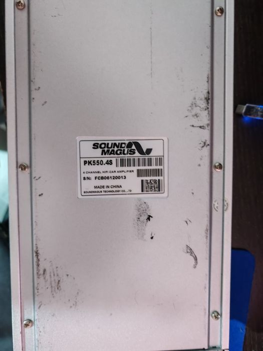 Amplificator audio auto sound magus pk550.4S prețul negociabil