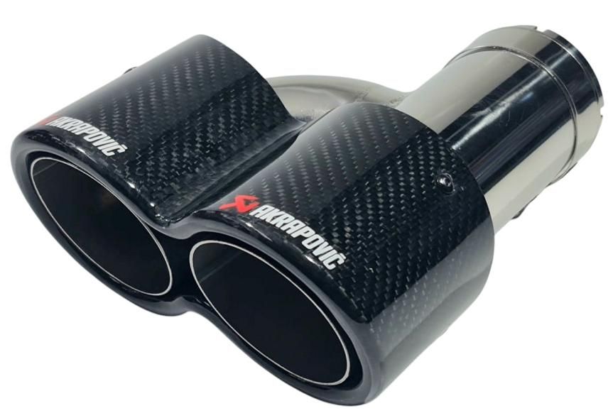 Накрайник за ауспух Akrapovic №3770-1 Двоен Y Карбон
