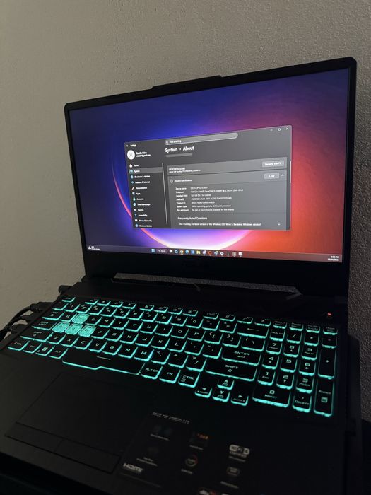 Vand laptop gaming  asus rtx 3060