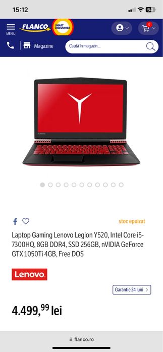 laptop gaming schimb cu diverse