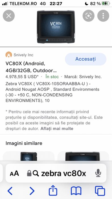 Zebra vc80 x scanner