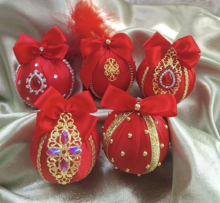 Игрушки елочные ручной работы