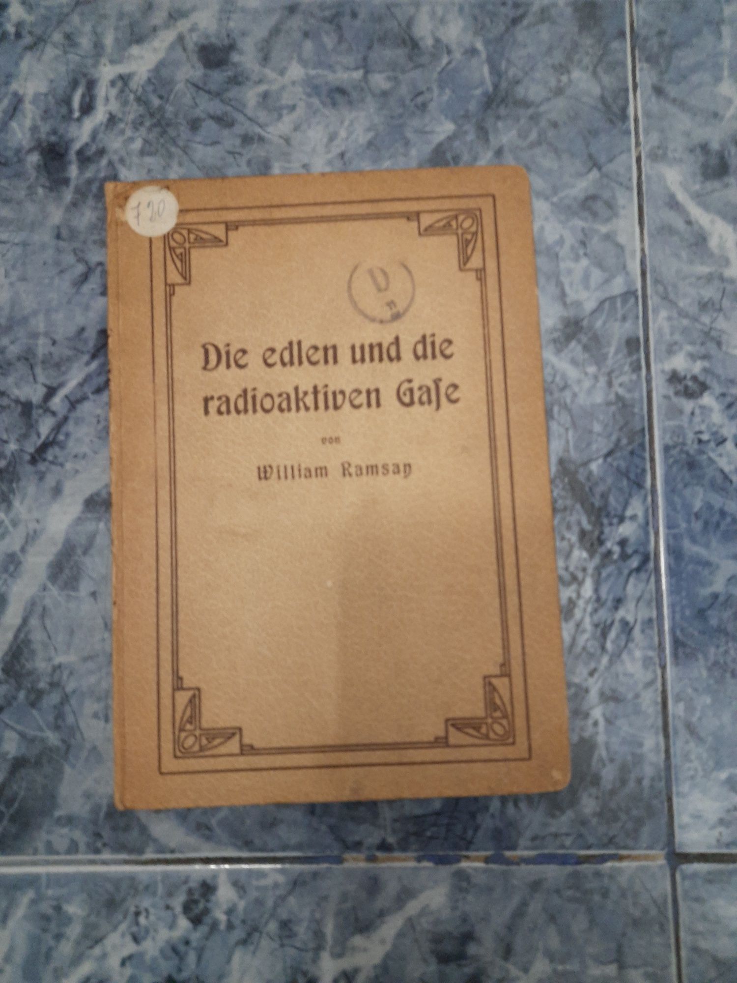 Gazele nobile și radioactive, William Ramsay, 1908