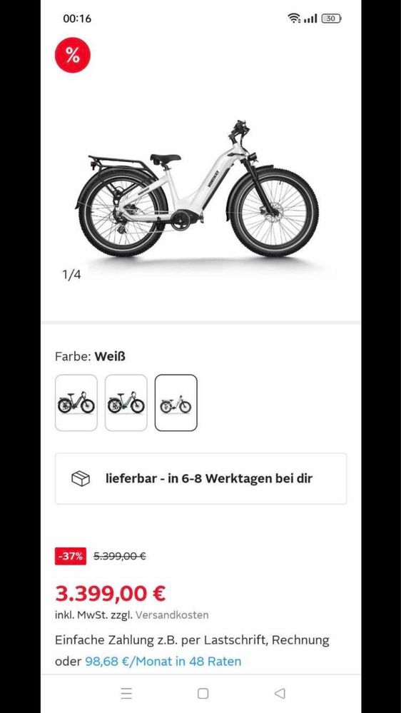 Himiway Zebra Bicicleta Eletrica Import Germania