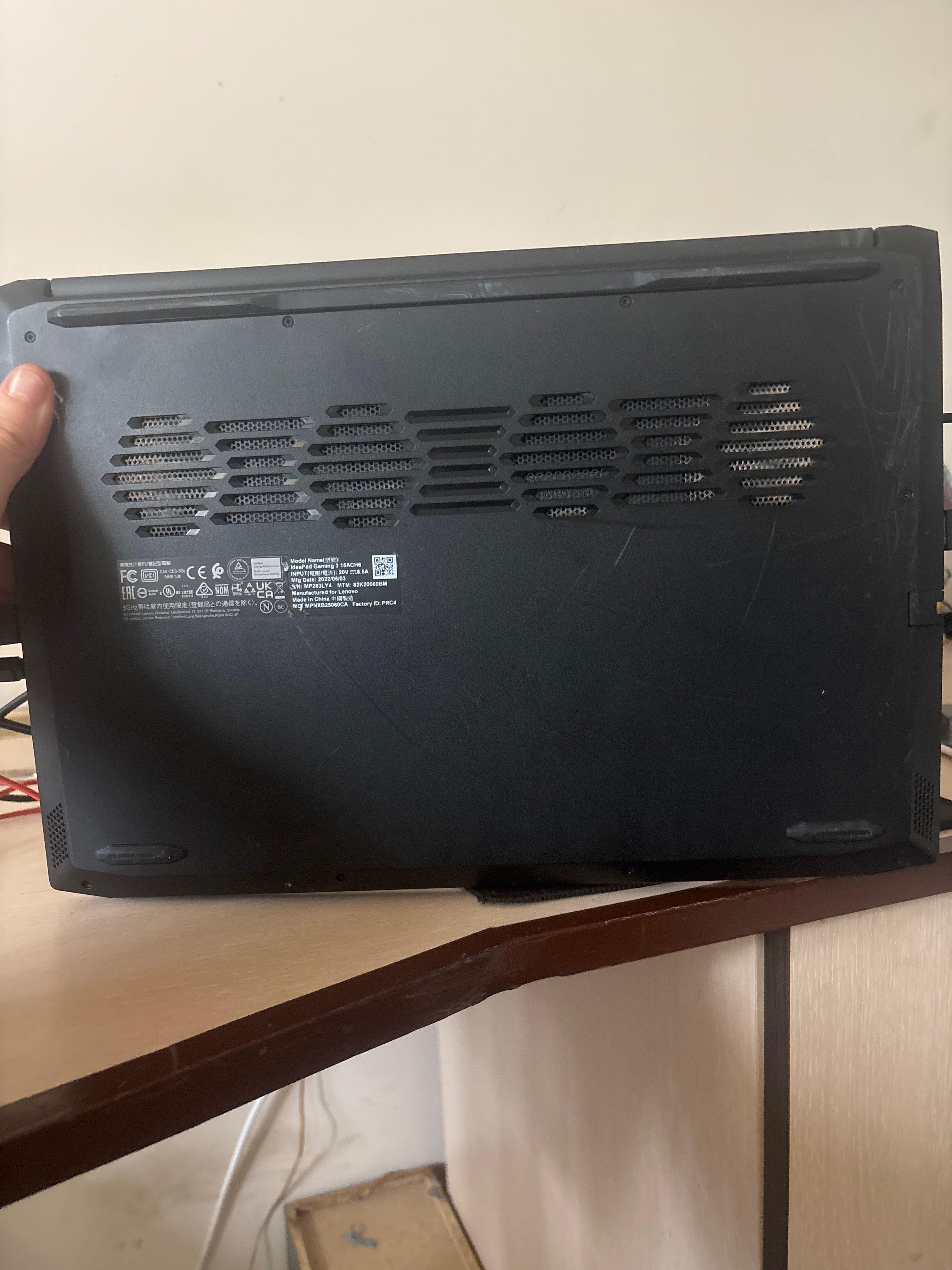 Лаптоп Laptop Gaming Lenovo Ideapad 3 RTX 3060 AMD Ryzen7.