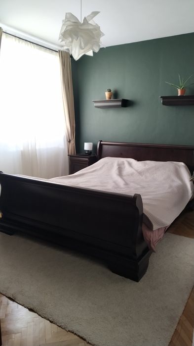 Set Dormitor MOBEXPERT - lemn masiv (pat, somniera, saltele, noptiere)