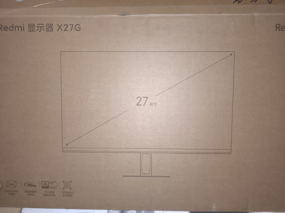 Monitor Redmi 27lik 180hz sotiladi