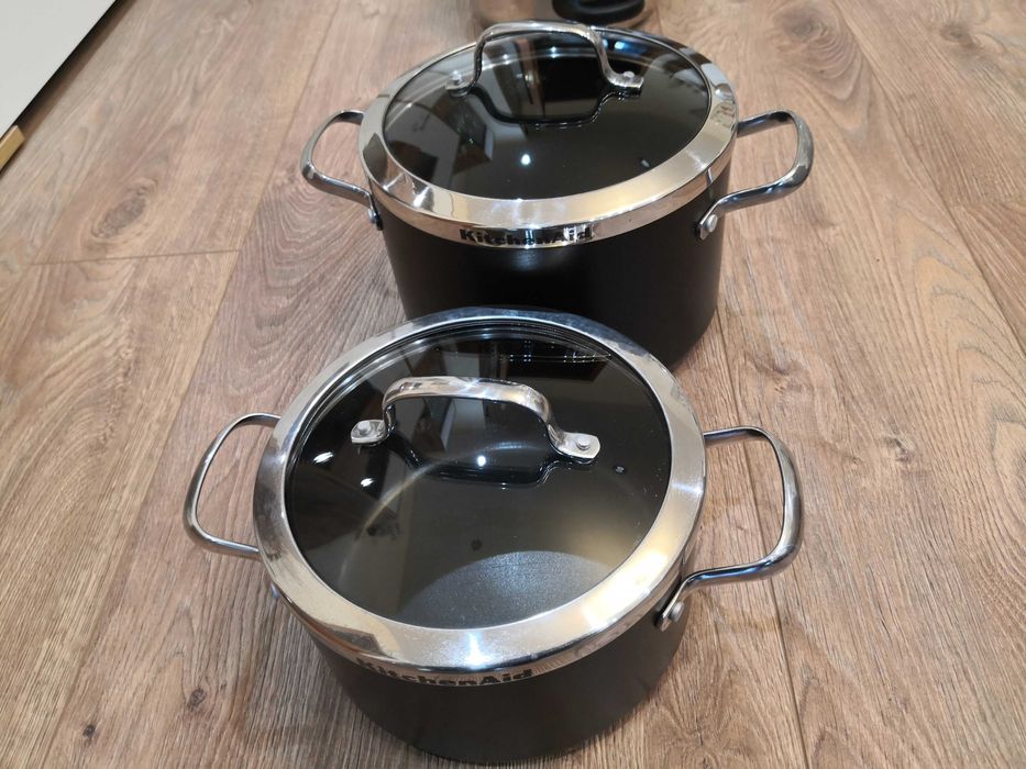 Тенджери KitchenAid - 2бр. и WMF тенджера под налягане