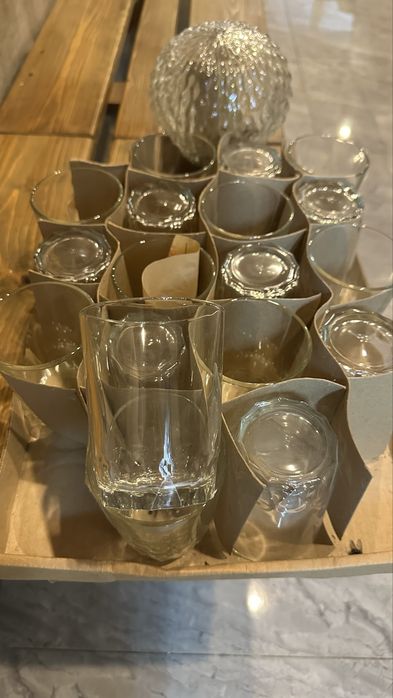 Стакан Гусь Хрустальный новые 20 шт