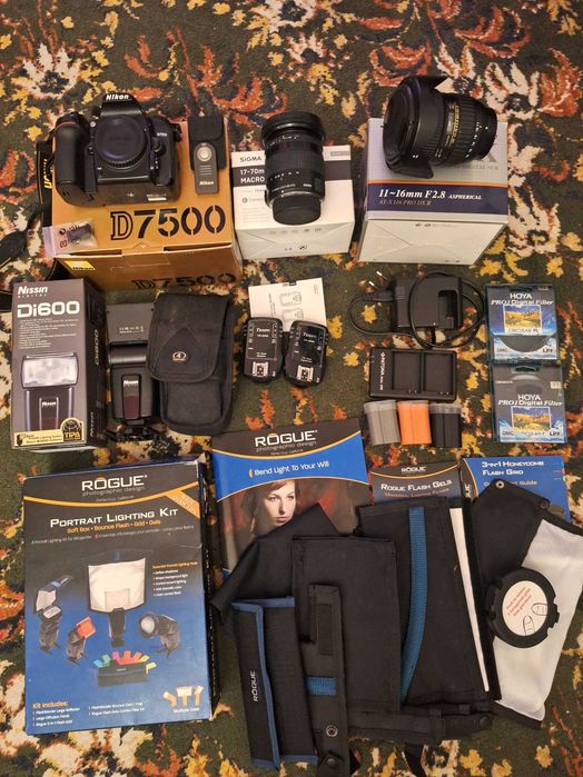 Pachet aparat foto Nikon D7500