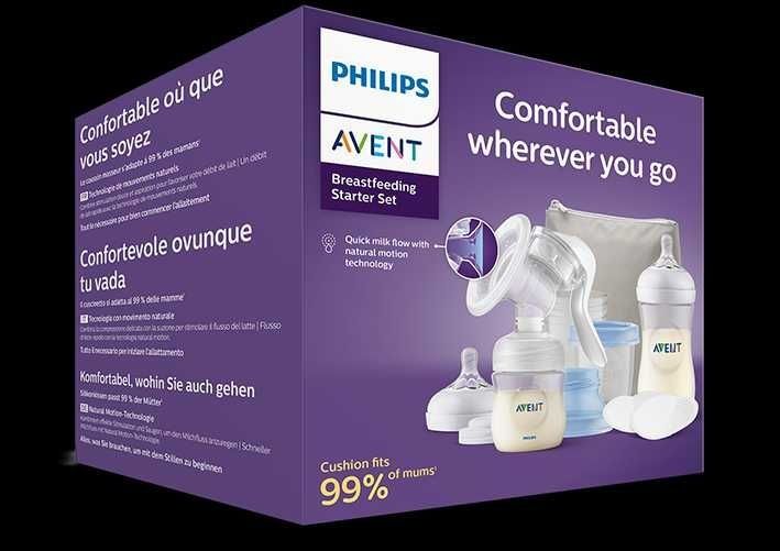 Set pentru alăptare cu pompă de sân manuală SCF430/16 Philips Avent