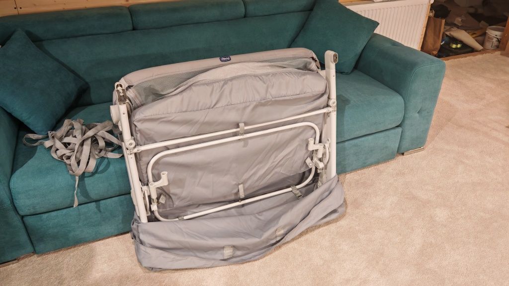 Patut atasabil Chicco Next2Me PopUp, Atmoshpere(Gri), 0luni+