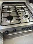 Aragaz gaz Beko inox antiamprenta, impecabil(cuptor convectie)